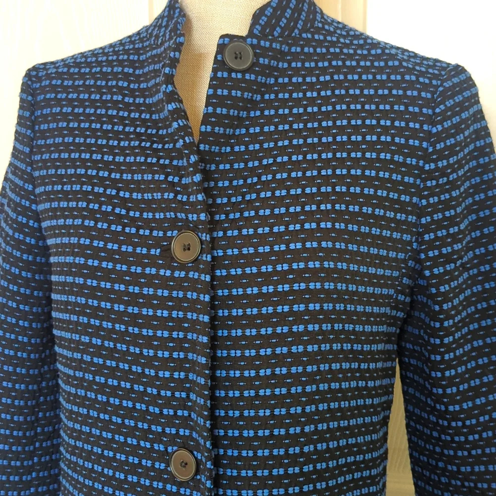 Anna Klein Women's Ribbon Tweed Topper jacket - Picture 4 of 8